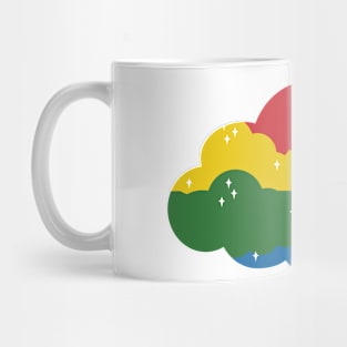 Rainbow cloud of pride Mug